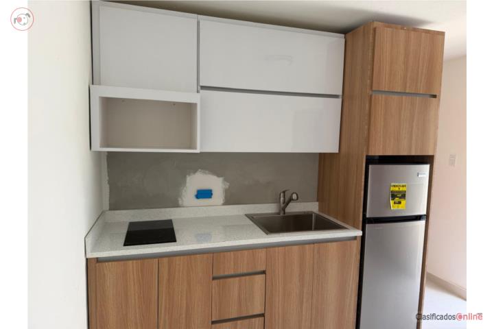 Studio apartment with controlled access