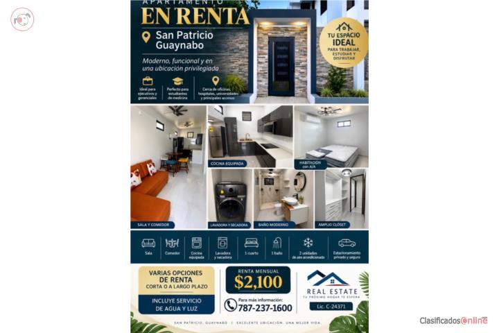 Executive apartment for rent