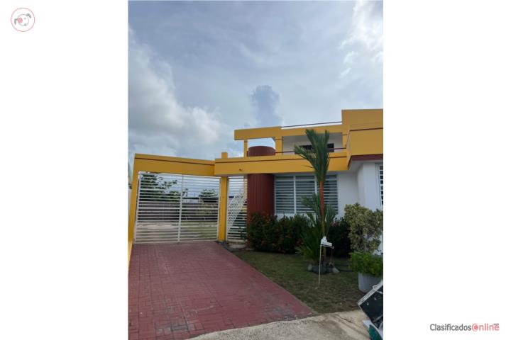 House in a gated community with guard and security
