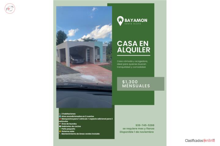 House for Rent - Bayamón - Santa Olaya $1