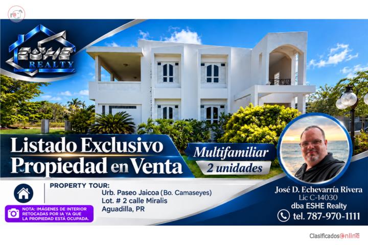 House in Aguadilla, PR - 2 Units - 7 Bedrooms/4.5 Bathrooms