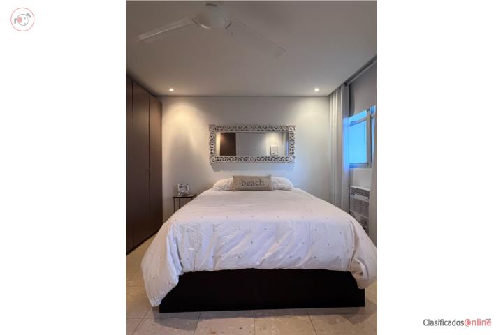 Remodeled studio at Golden Beach, beachfront building