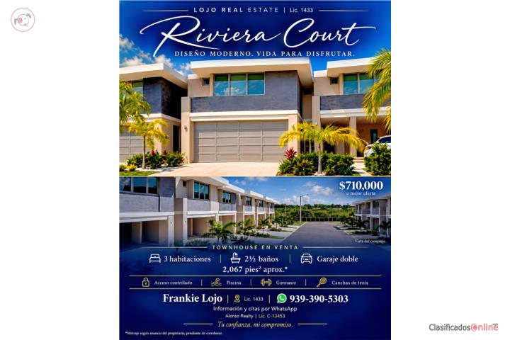 Townhouse in Riviera Court - Modern design!