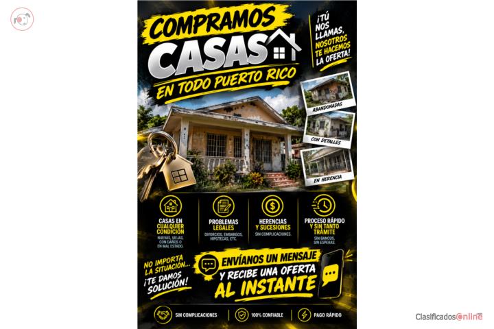 We buy your house!